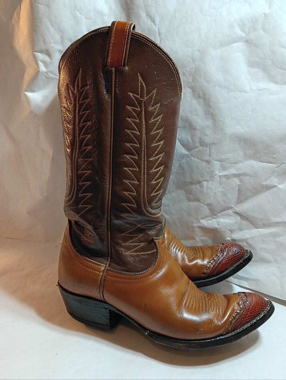Tony lama men’s boots size 6.5  leather Lizard
